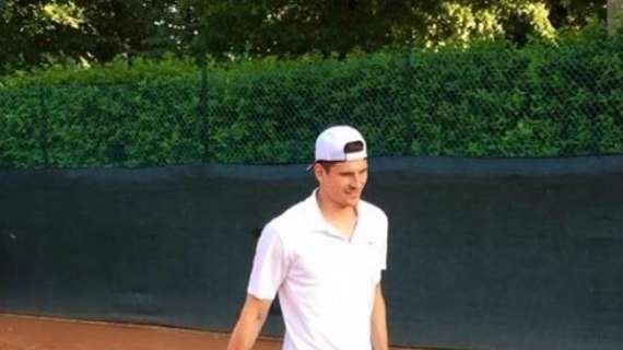 FOTO FV, Mario Gomez si rilassa sui campi da tennis