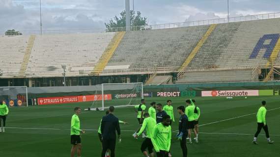 Il Betis si allena sul campo del Franchi: ecco le immagini dei biancoverdi!