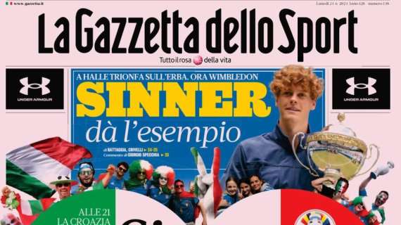 RASSEGNA STAMPA, Le prime pagine dei quotidiani