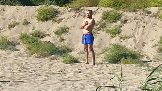 FOTO FV, Intanto Cabral aspetta news al mare