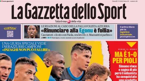 RASSEGNA STAMPA, Le prime pagine dei quotidiani