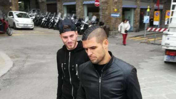 FOTO FV, Laurini e Veretout in centro a Firenze