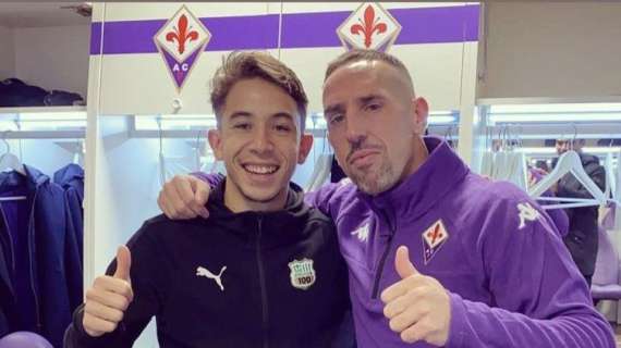 FOTO, Maxime Lopez e il selfie con l'idolo Ribery