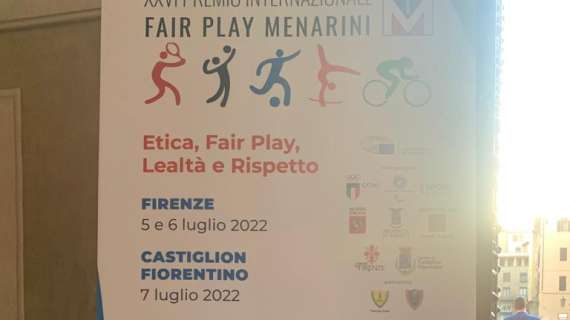 FOTO FV, Quanti ospiti al Premio Fair Play Menarini