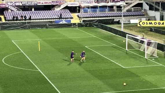 FOTO FV, Mirallas e Pezzella lavorano a parte