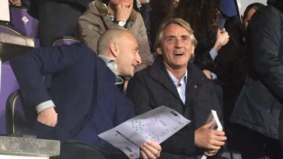 FOTO FV, Anche Roberto Mancini seduto in tribuna