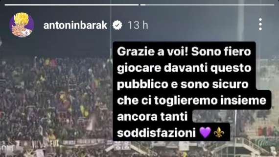 BARAK, Su IG: "Grazie tifosi, ci toglieremo soddisfazioni"