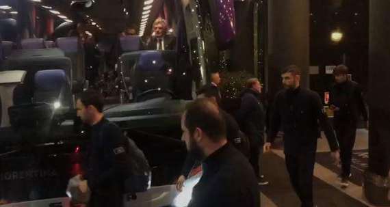 VIDEO FV, La Fiorentina parte per lo stadio