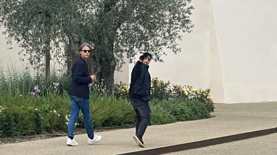 FOTO FV, Filippo Inzaghi in visita oggi al Viola Park
