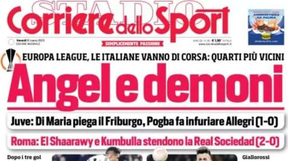 RASSEGNA STAMPA, Le prime pagine dei quotidiani