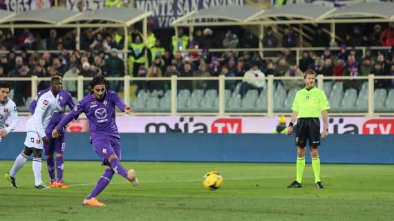 FIORENTINA-GENOA 3-3, SEGUI IL LIVE DELLA SFIDA