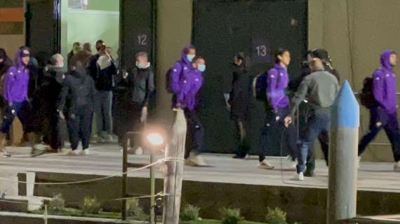 FOTO/VIDEO FV, La Fiorentina sbarca al Penzo