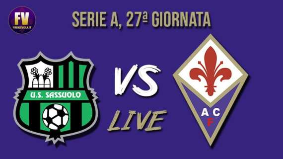 SASSUOLO-FIORENTINA 2-1, Rivivi il LIVE di FV