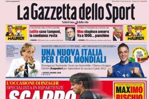 RASSEGNA STAMPA, Le prime pagine dei quotidiani