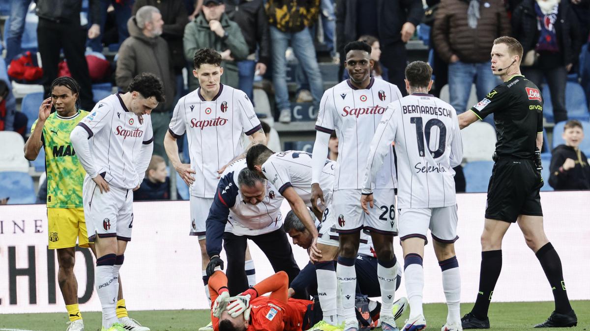 Tegola per il Bologna di Italiano: due mesi di stop per Skorupski