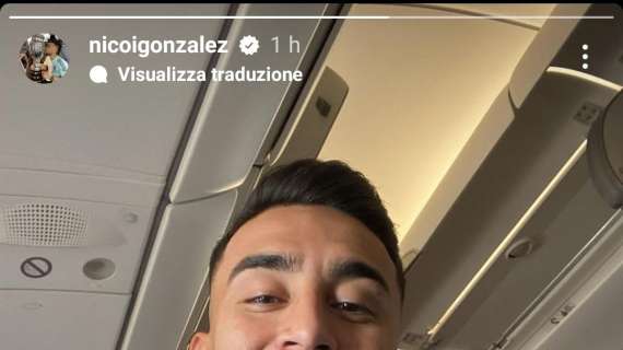 FOTO, Nico Gonzalez è pronto a tornare in Italia