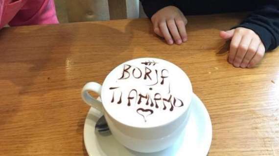 FOTO, Un cappuccino speciale per Borja