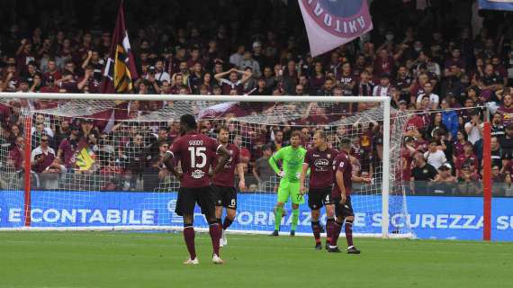 SALERNITANA, Saranno circa un migliaio i tifosi domani