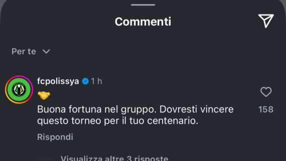 Conference League, l'augurio di vittoria finale del Polissya alla Fiorentina