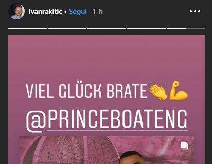 BOATENG, Rakitic sui social: "Buona fortuna fratello"