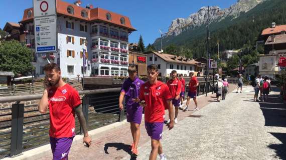 FOTO FV, I giovani viola a passeggio per Moena