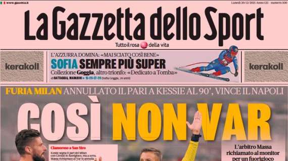 RASSEGNA STAMPA, Le prime pagine dei giornali