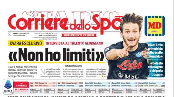 RASSEGNA STAMPA, Le prime pagine dei giornali