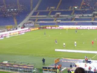 ROMA-FIORENTINA, Giocatori viola in campo