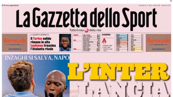 RASSEGNA STAMPA, Le prime pagine dei quotidiani