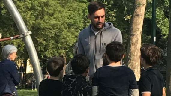 FOTO FV, Tata ai giardini dietro lo stadio Franchi