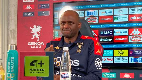 GENOA, Momento d'oro, Vieira: "Testa alla Fiorentina"