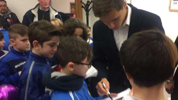 VIDEO FV, Chiesa coi bambini delle scuole calcio