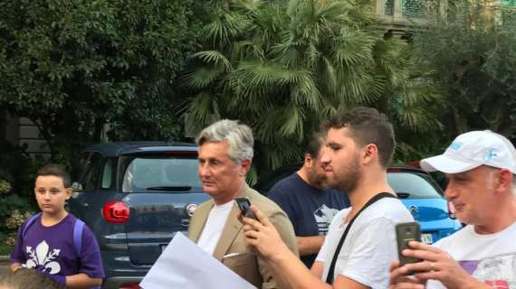 FOTO FV, Il ds viola Pradè è arrivato a Montecatini