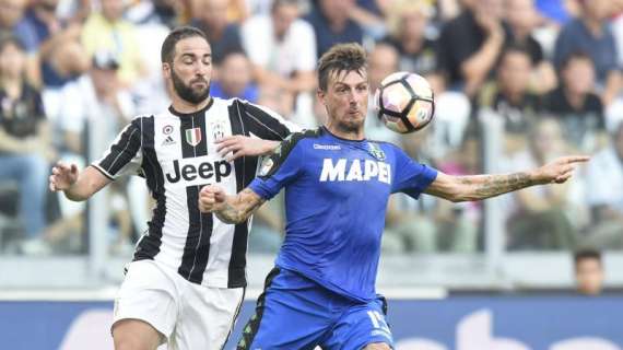 SERIE A, La Juve fa tre su tre: 3-1 al Sassuolo