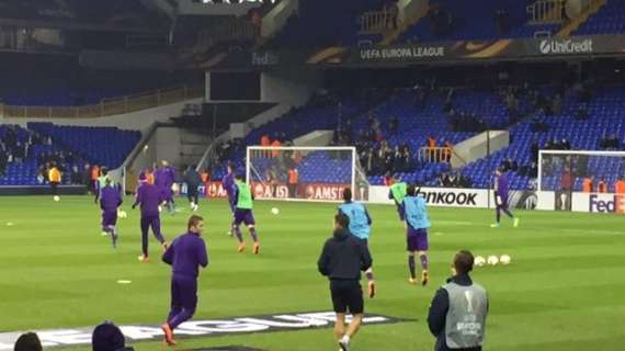 FOTO FV, Tutta la Fiorentina in campo nel pregara