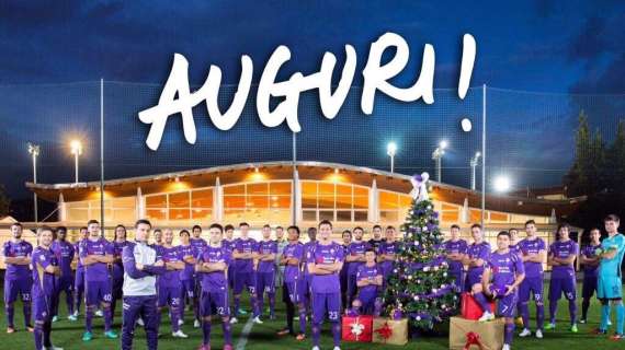 FOTO, La Fiorentina fa gli auguri a tutti i tifosi viola