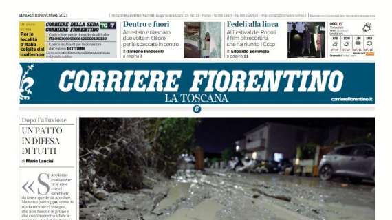 RASSEGNA STAMPA, Le prime pagine dei quotidiani