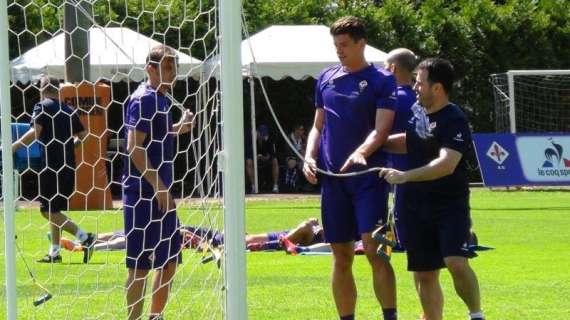 MOENA, Allenamento finito per  la Fiorentina