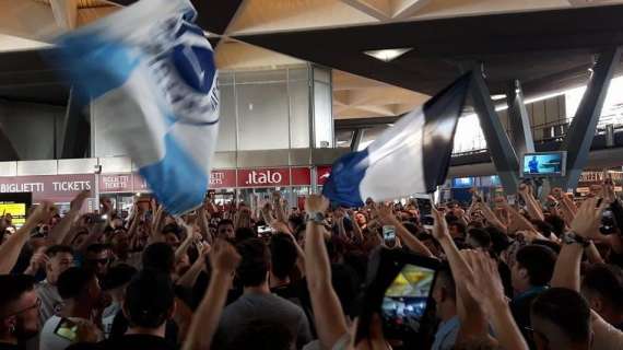 QUI NAPOLI, Squadra in treno: a Firenze alle 19.00