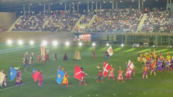 VIDEO FV, Iniziato lo show allo stadio Curva Fiesole