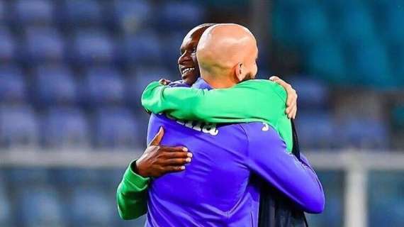 FOTO, Babacar abbraccia Sapo: "Bello rivederti"