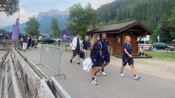 FOTO FV, Staff Fiorentina Femminile già a Moena