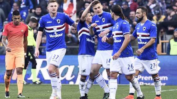 SAMP, Stasera con l'Inter in campo tre diffidati