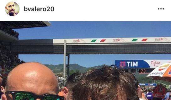 FOTO, E Borja Valero al Mugello incontra..Alonso