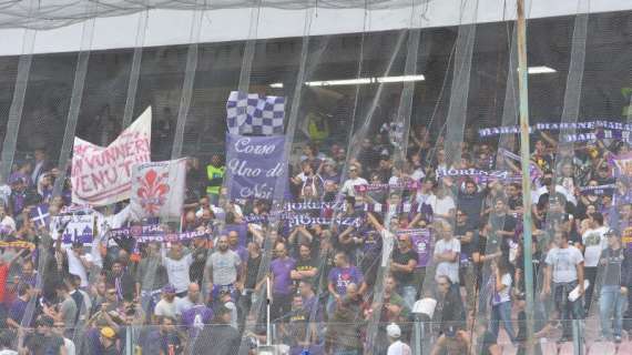 TIFOSI, Domani 150 viola presenti al S. Paolo