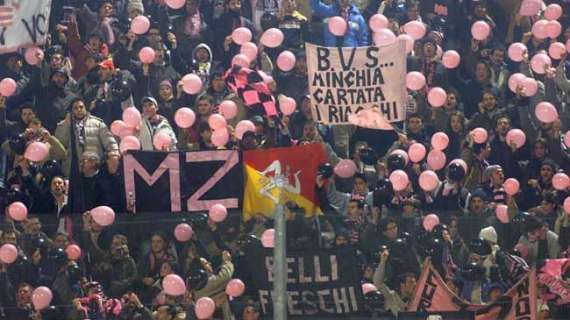 PALERMO, Tifosi in piazza per Zamparini