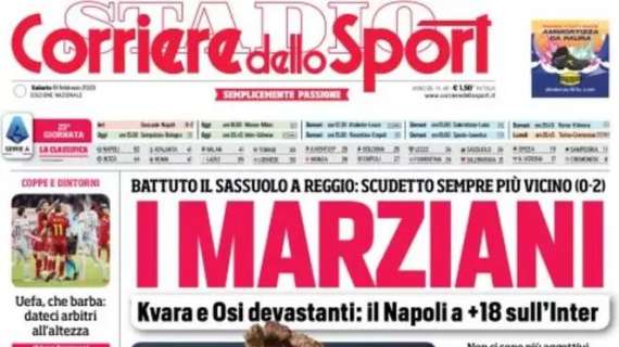 RASSEGNA STAMPA, Le prime pagine dei giornali