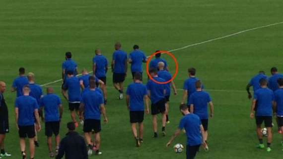 FOTO FV, Borja già in campo a Brunico con l'Inter