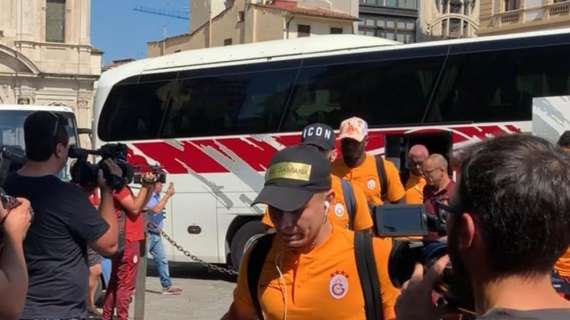 VIDEO-FOTO FV, Il Galatasaray è a Firenze