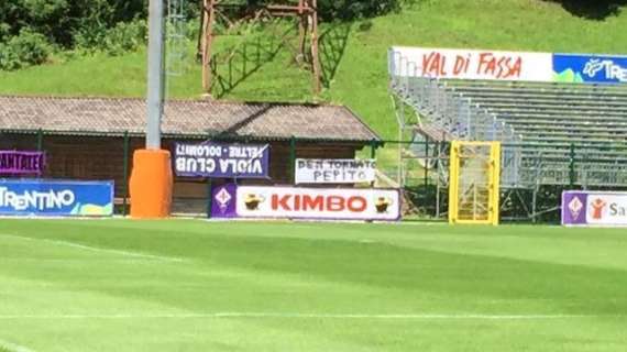 FOTO FV, Striscione a Moena per Giuseppe Rossi